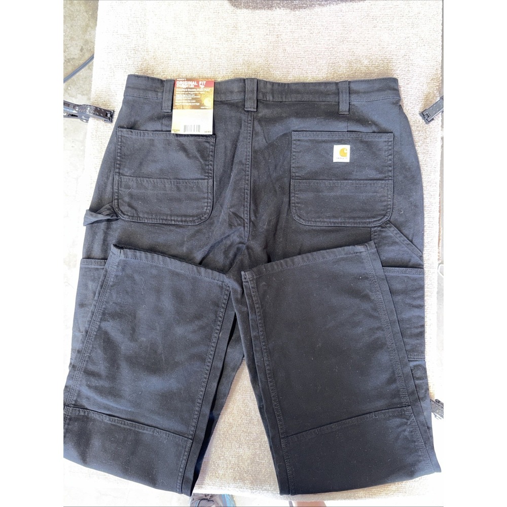 CARHARTT Women's Crawford Original Fit Double Front Work Pants 16 REG NWT-Black - Picture 2 of 11